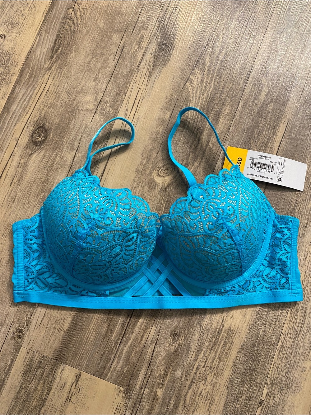 Adored by Adore Me Dakota Contour Scuba Blue 36D